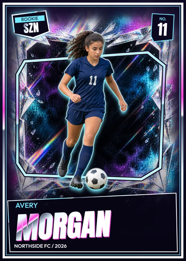 Prism personalized card example