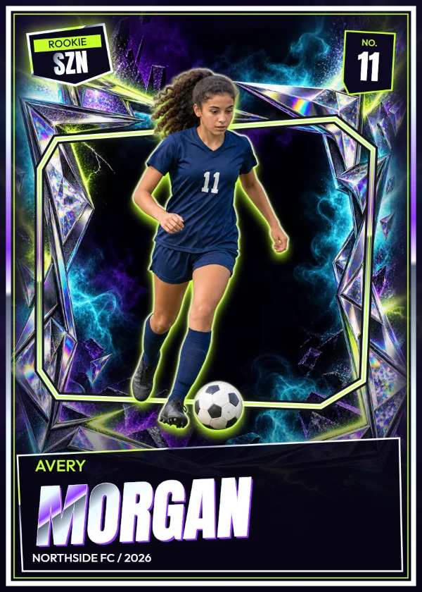 Voltage personalized card example